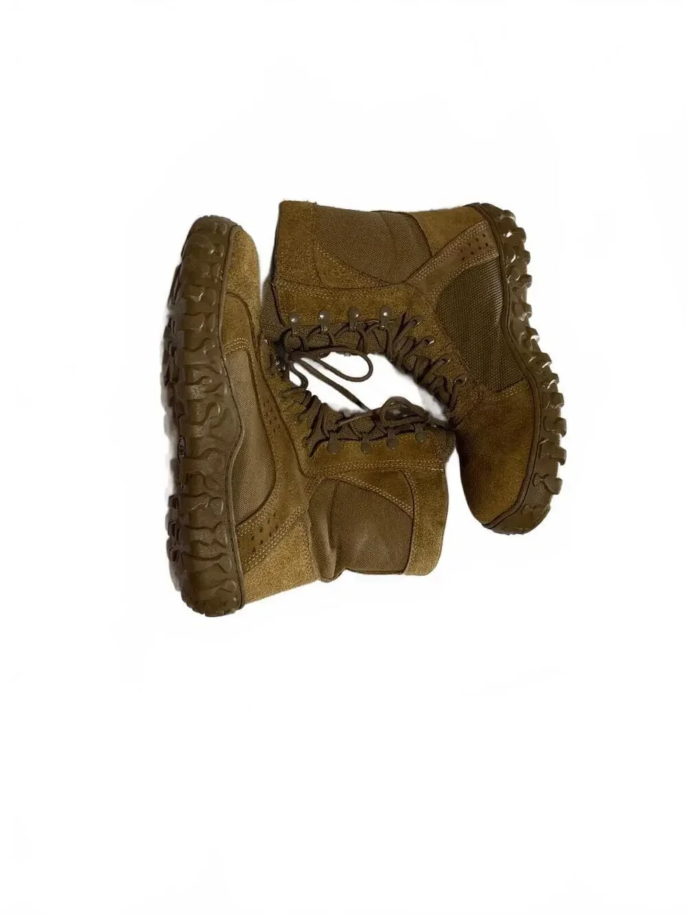 Rocky S2V 6104 Coyote Brown Steel Toe Tactical Military Boots Mens 11 W USA Made